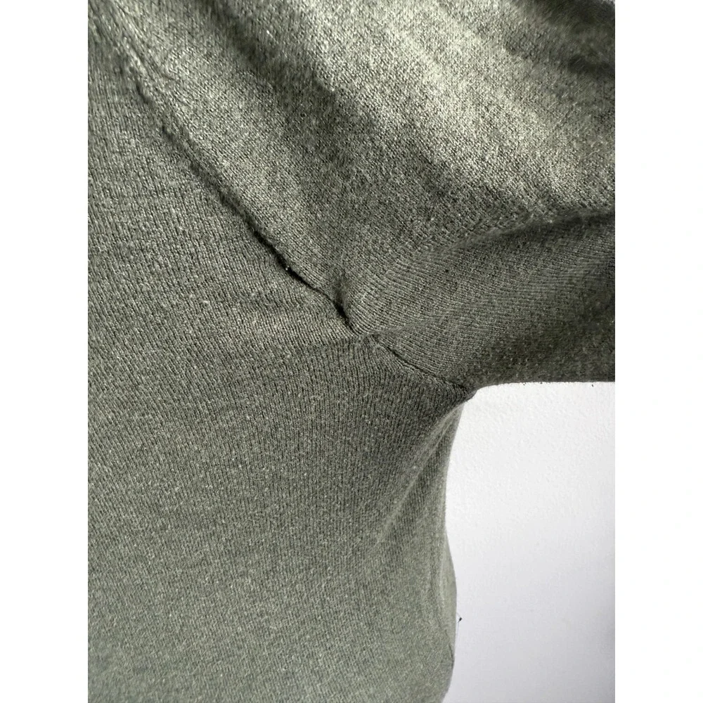 Abercrombie & Fitch Mens Sweater Crew‎ Neck Long Sleeve Olive Green